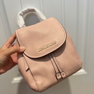 Michael Kors Riley Small Flap Drawstring Crossbody
